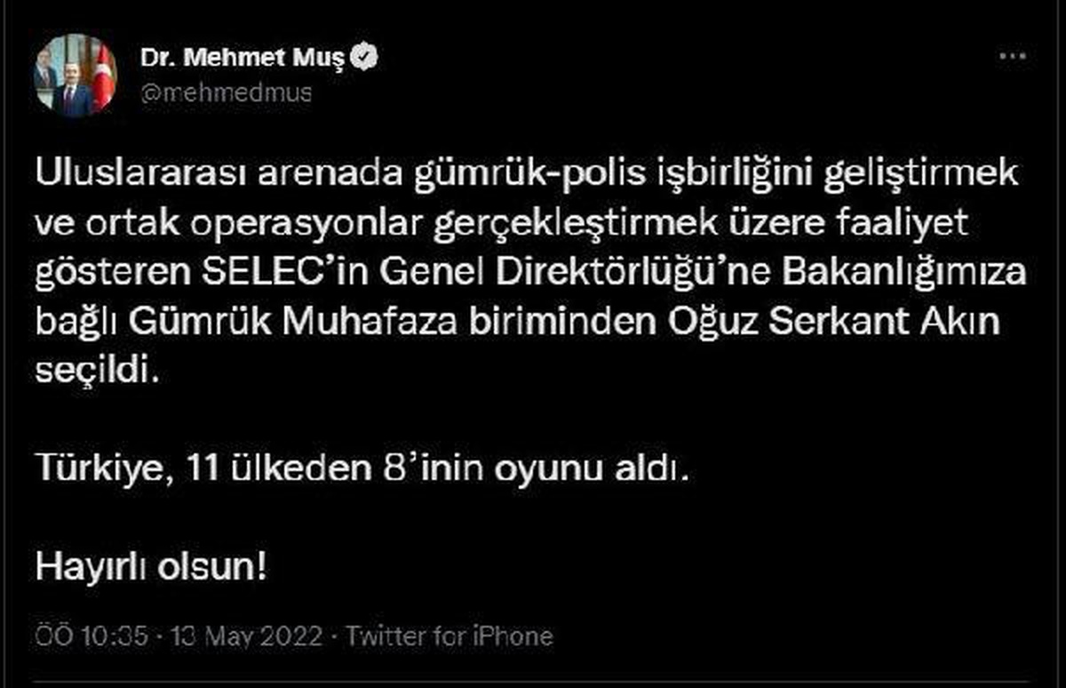 Avrupa\'da organize suçlar ve kaçakçılıkla mücadele eden merkezi bir Türk yönetecek