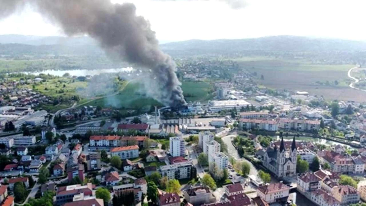 Slovenya\'da Bir Kimya Tesisinde Patlama Yaşandı