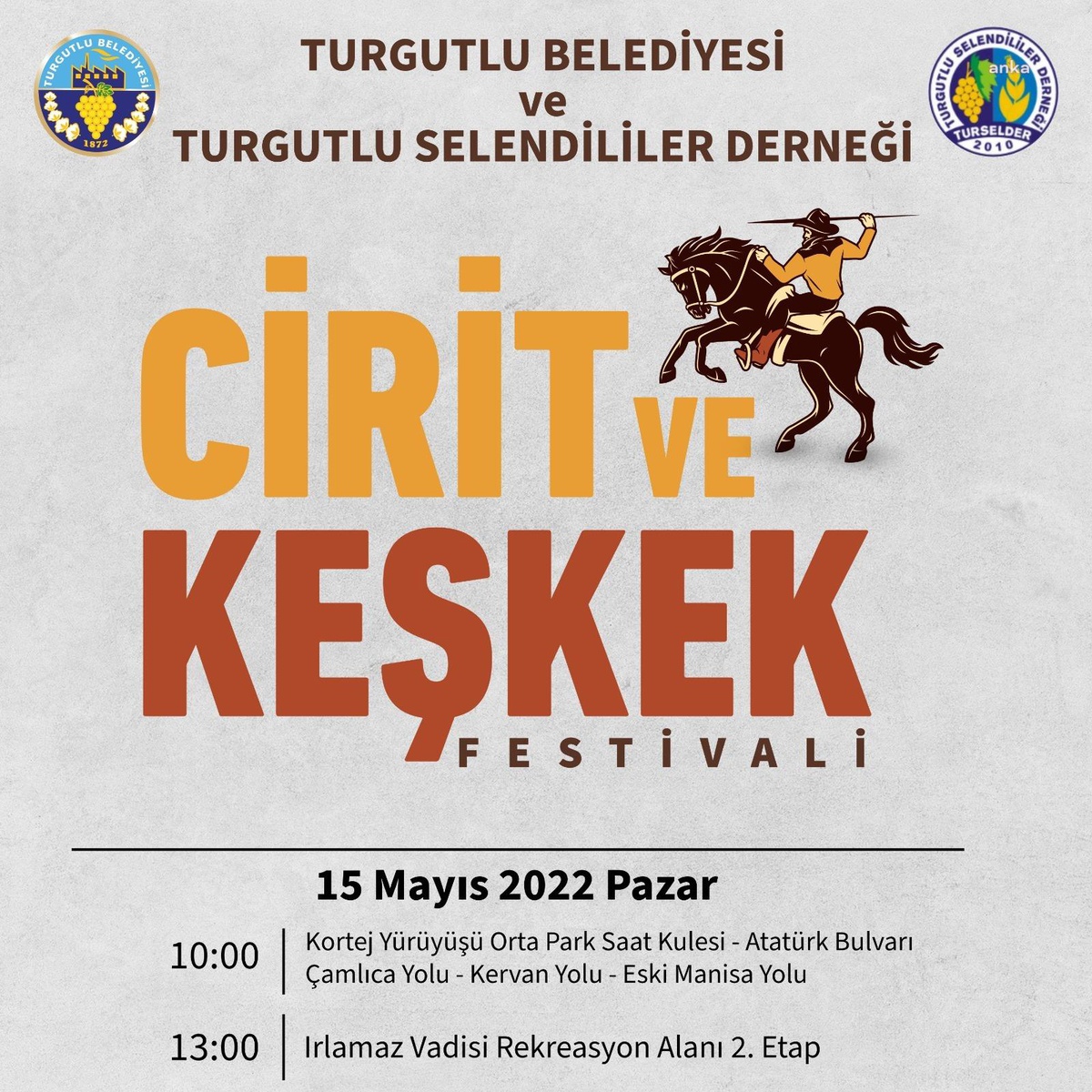 Turgutlu\'da Cirit ve Keşkek Festivali