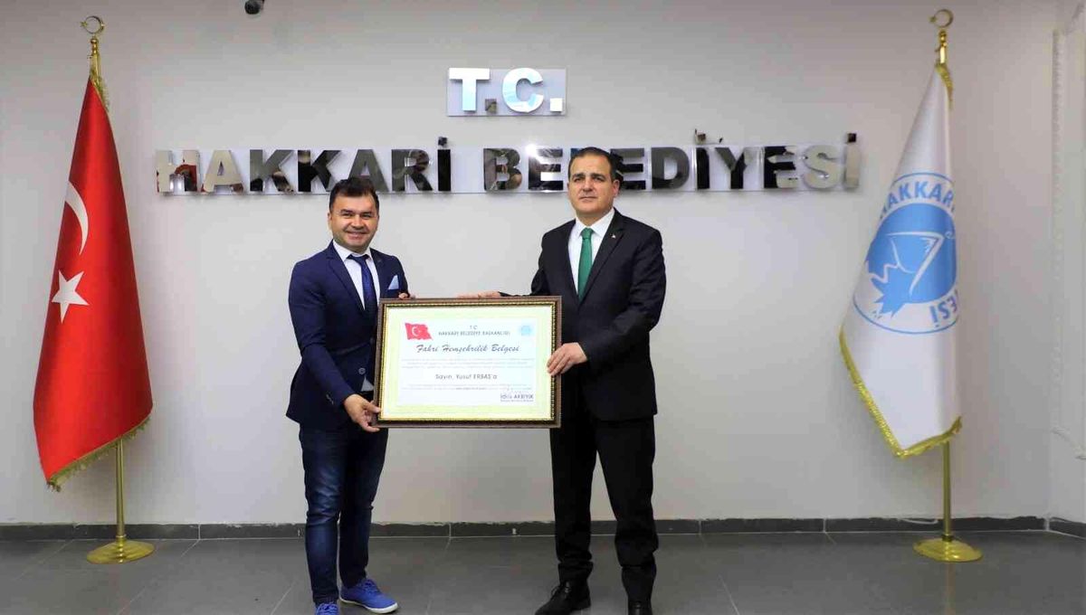 "By Sempatik" Hakkarililerden fahri hemşehrilik belgesi aldı