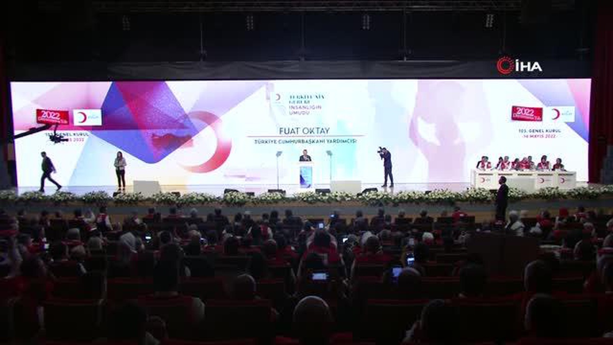 Cumhurbaşkanı Yardımcısı Oktay, Türk Kızılay 103. Genel Kurulu\'nda konuştu