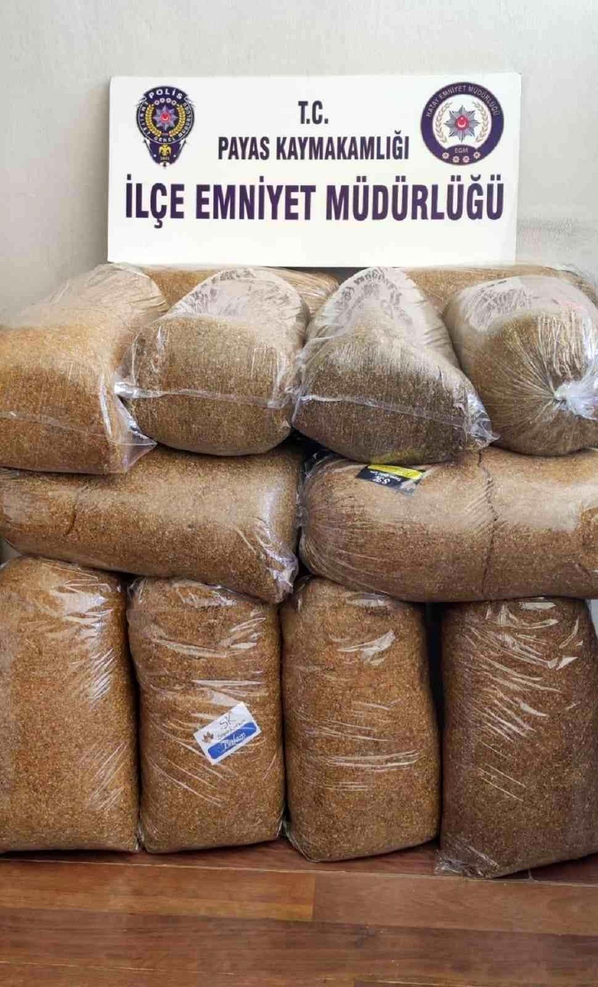 Hatay\'da 80 kilo kıyılmış tütün ele geçirildi