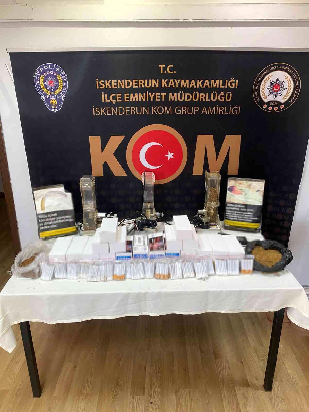 Son dakika haberi... Hatay\'da sigara kaçaklığı operasyonu