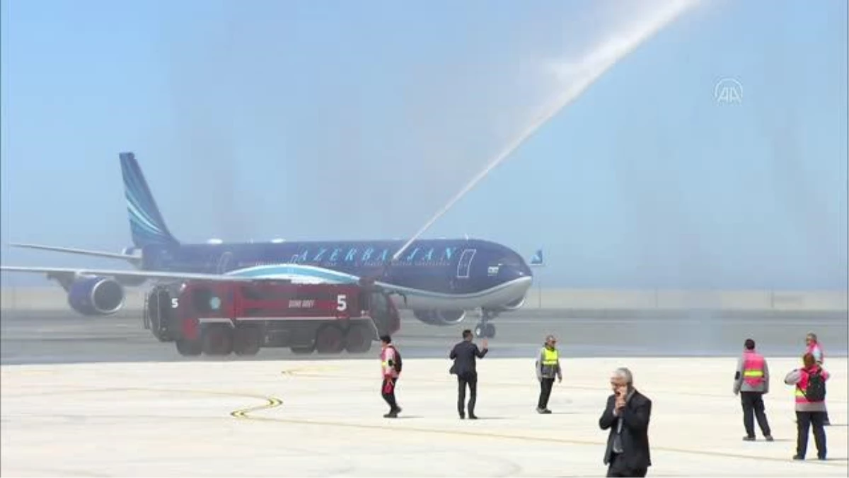 Cumhurbaşkanı Erdoğan ve Azerbaycan Cumhurbaşkanı Aliyev, Rize-Artvin Havalimanı\'nda