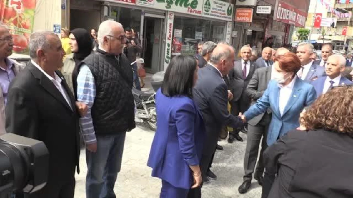 İYİ Parti Genel Başkanı Akşener, Karaman\'da ziyaretlerde bulundu