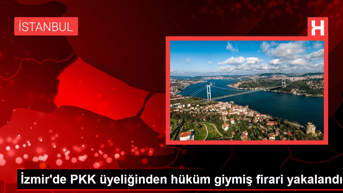 İzmir'de PKK üyeliğinden hüküm giymiş firari yakalandı