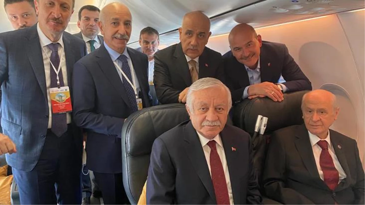 Rize-Artvin Havalimanı açılışı öncesi Devlet Bahçeli ile Süleyman Soylu birlikte fotoğraf verdi
