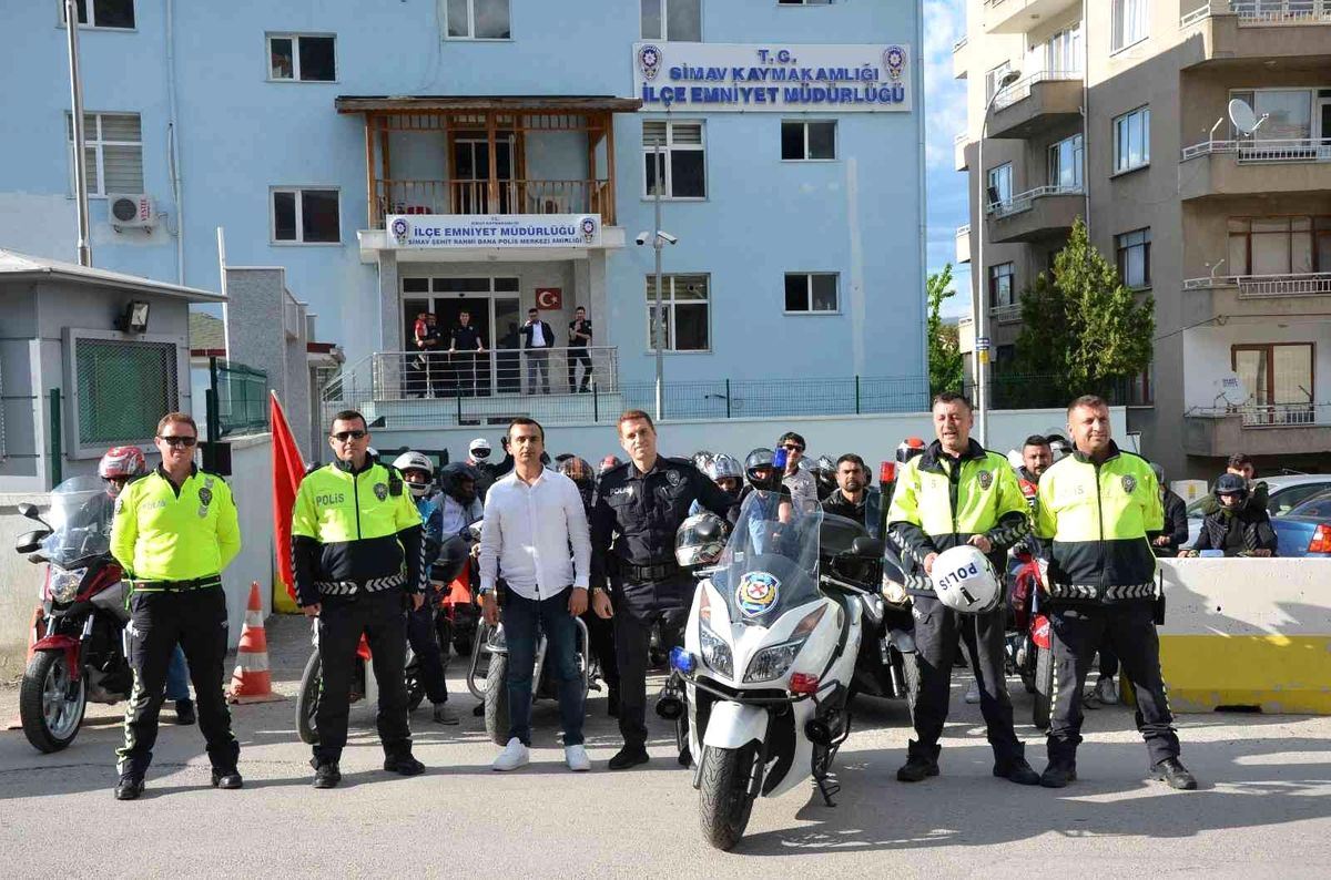 Simav\'da motosiklet kullanımında farkındalık etkinliği