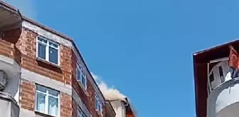 Yangına uykusunda yakalanan çocuğu mahalleli kurtarıldı