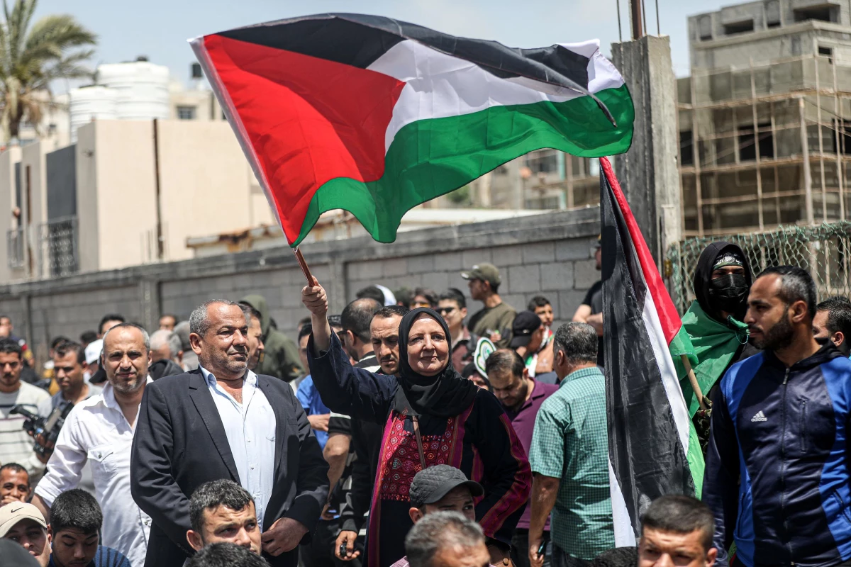 Gazze\'de Filistinliler 74. yılında Nekbe\'yi andı