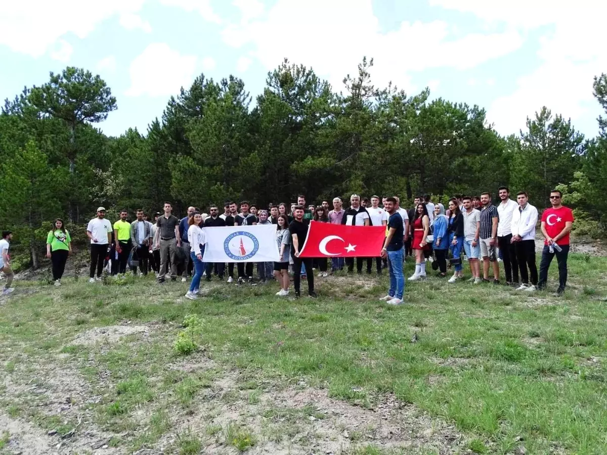 Hisarcık MYO\'da Zafer\'in 100. yılı doğa yürüyüşü