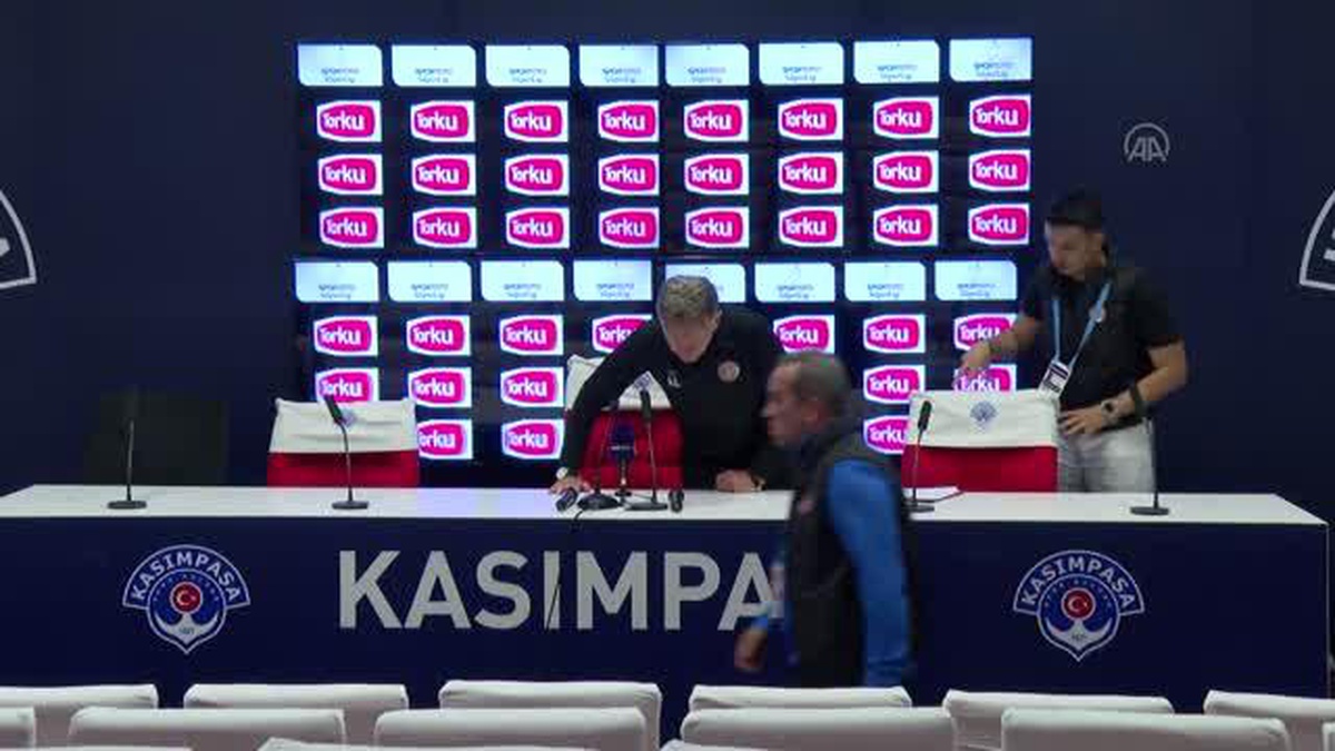 Kasımpaşa-Antalyaspor maçının ardından