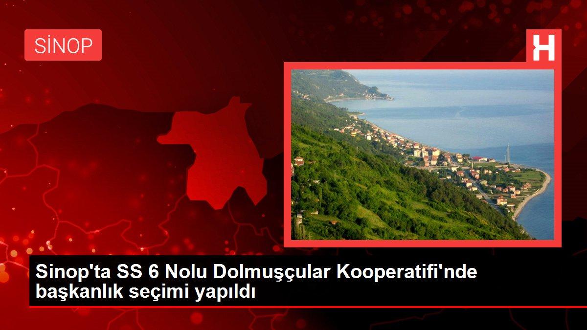 Sinop'ta SS 6 Nolu Dolmuşçular Kooperatifi'nde başkanlık seçimi yapıldı