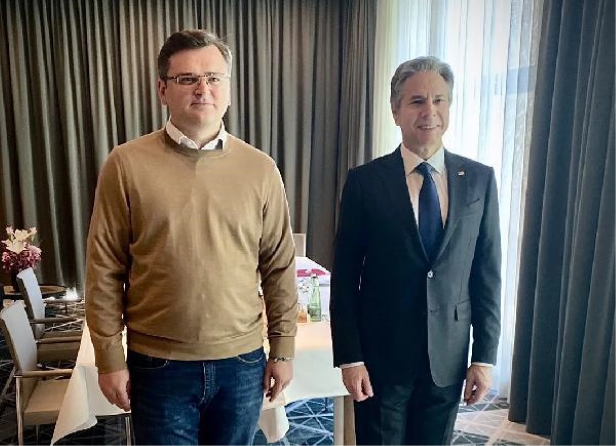 Ukrayna Dışişleri Bakanı Kuleba, Berlin\'de ABD\'li mevkidaşı ile görüştü