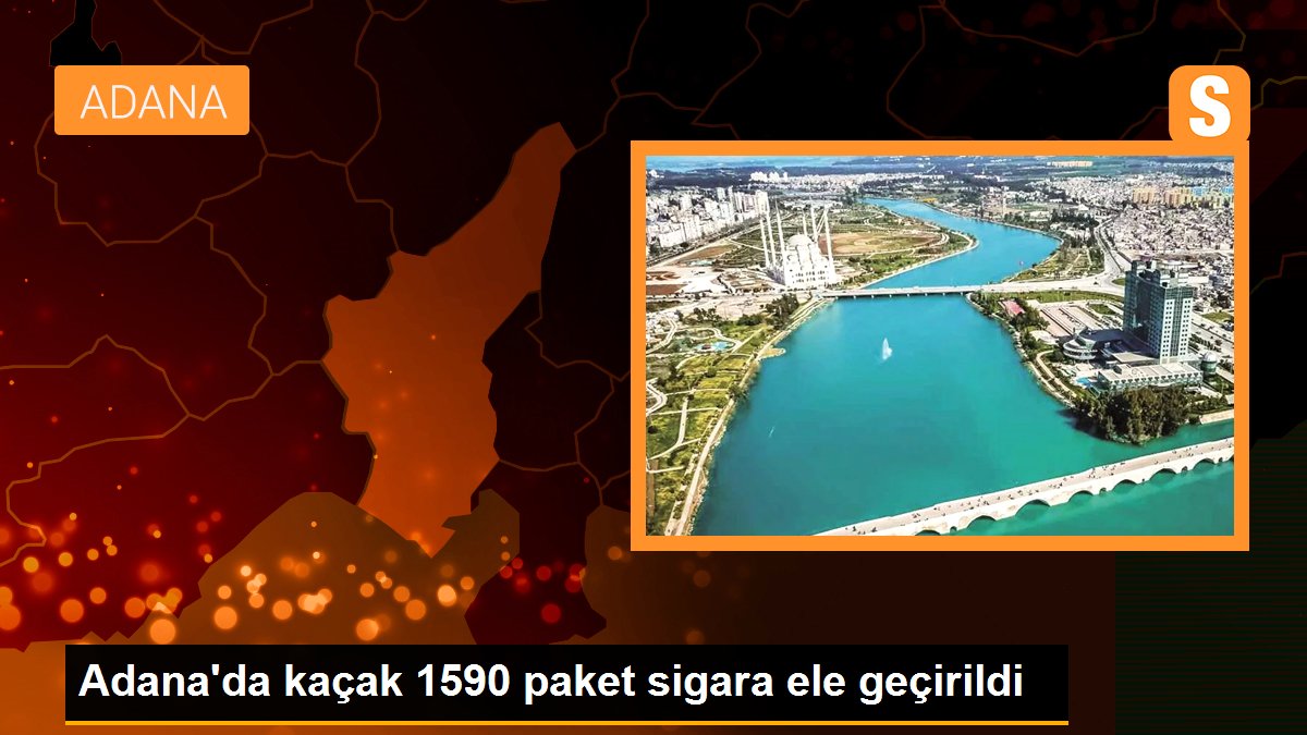 Adana\'da kaçak 1590 paket sigara ele geçirildi