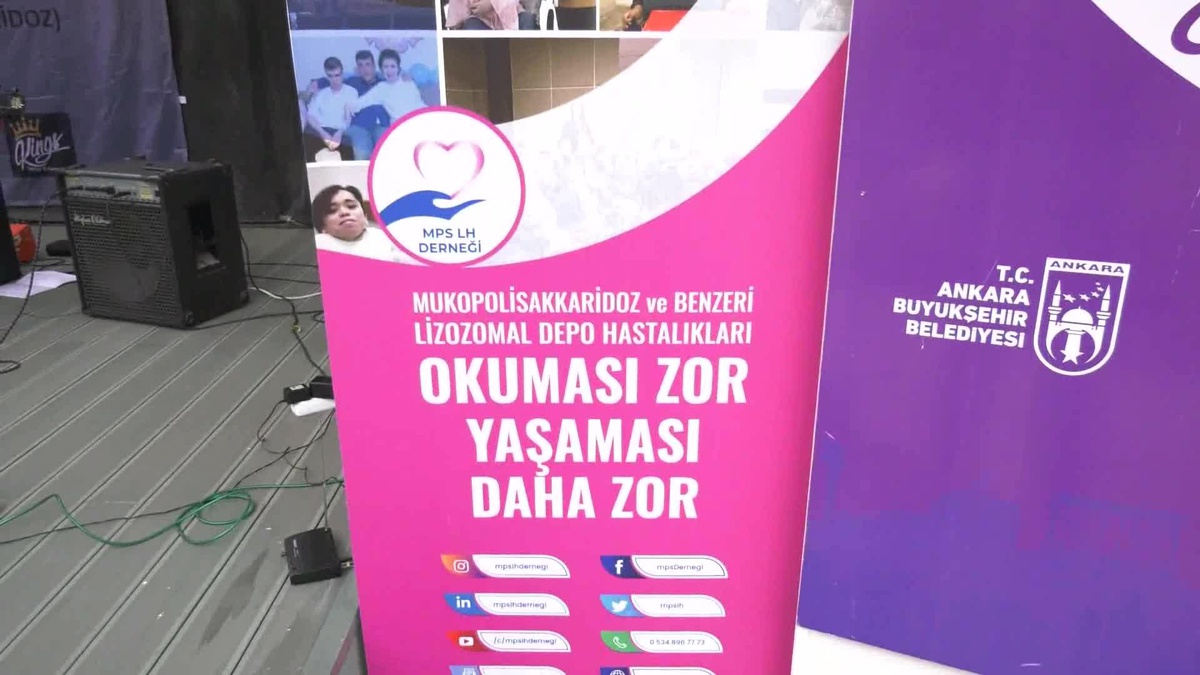 Ankara Kent Konseyi\'nden Mukopolisakkaridoz Hastalığı İçin Farkındalık Etkinliği