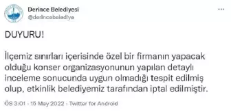 Derince Belediye Başkanı Aygün: Gerekli izinleri almadan bilet satmışlar