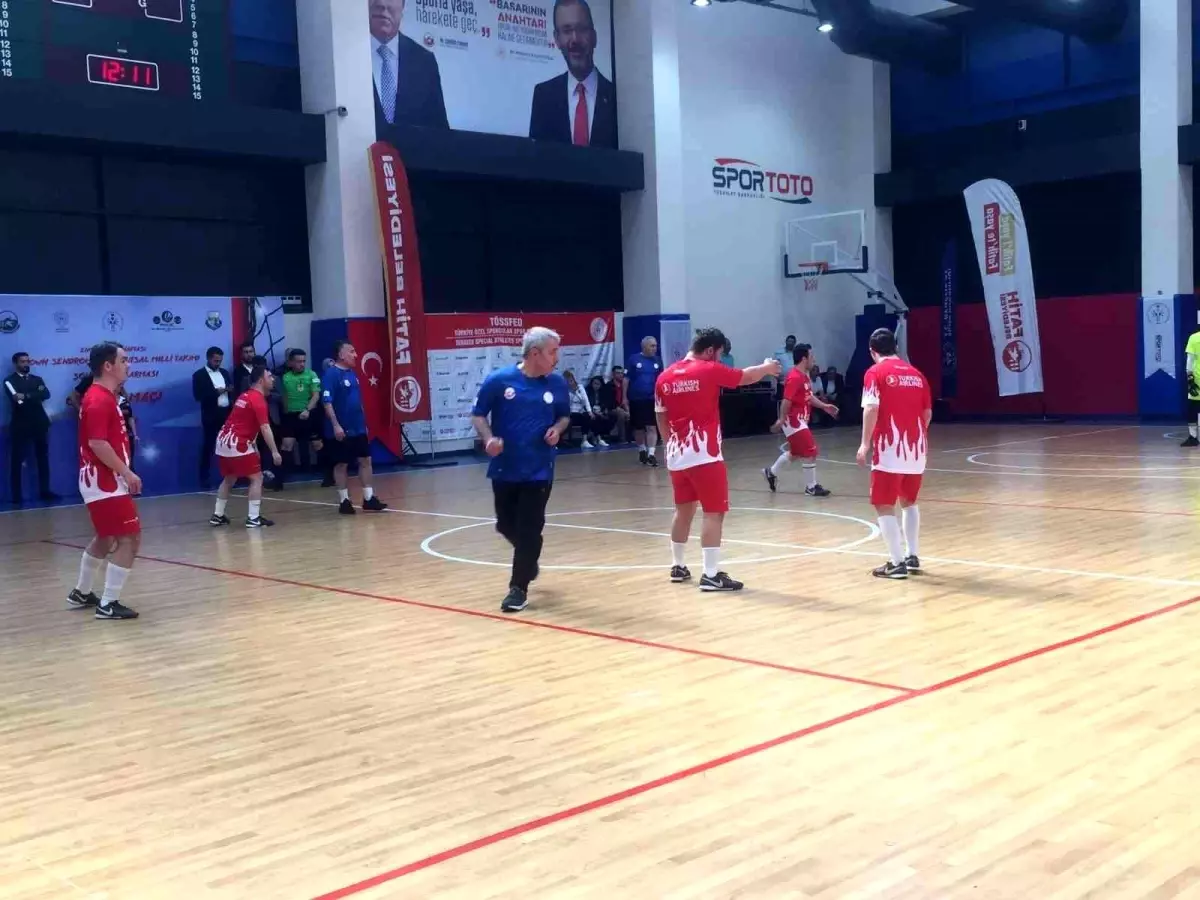 Down Sendromlular Milli Takımı, Fatih\'te 7 - 3 galip geldi