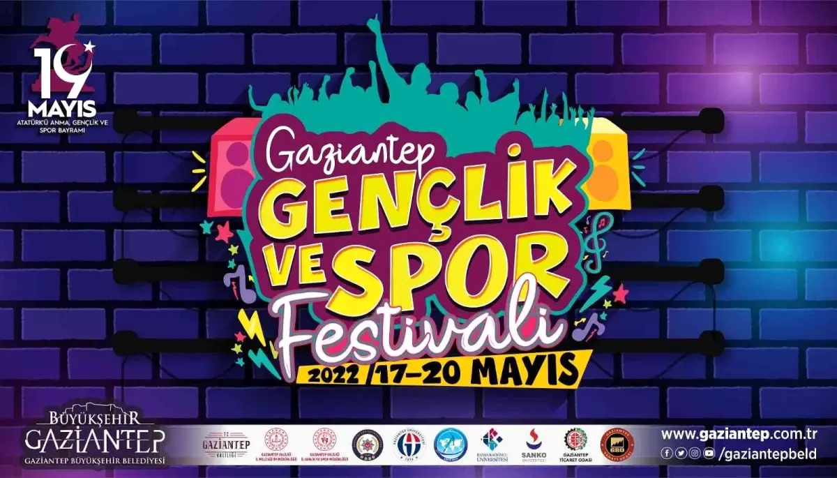 "Gaziantep Gençlik ve Spor Festivali" yarın başlıyor