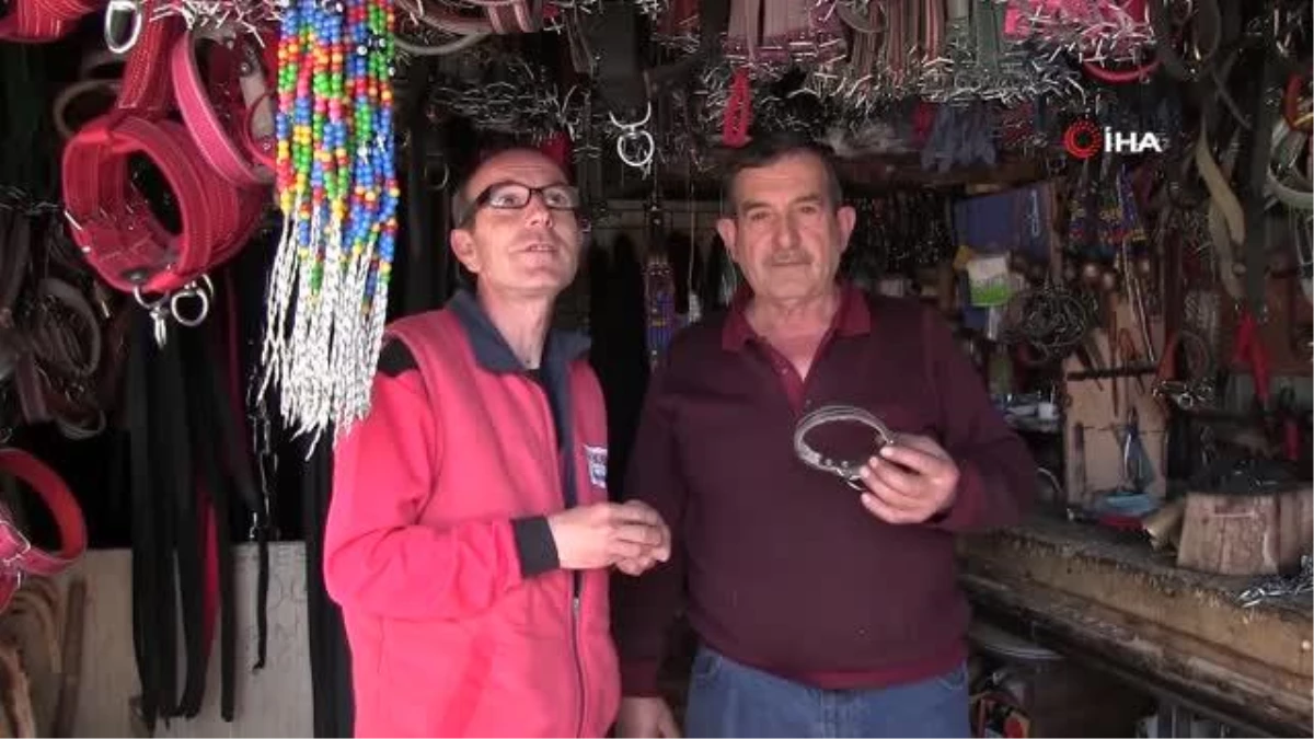 Niğde\'nin son saraçcısı, baba mesleğini sürdürüyor