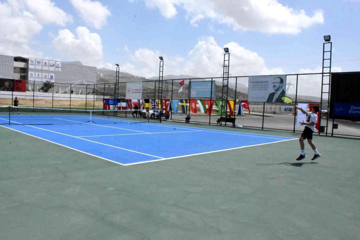 Şırnak\'ta Uluslararası Cudi Cup Tenis Turnuvası başladı