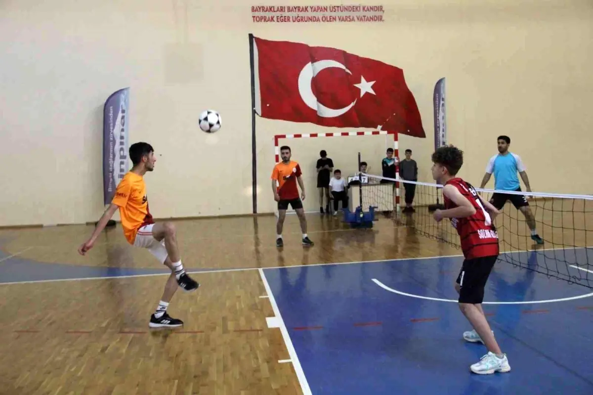 Solhan'da Ayak Tenisi Turnuvası heyecanı