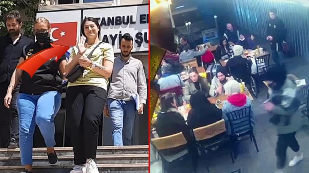 Turistlerin kabusu yankesici kız yakayı ele verdi