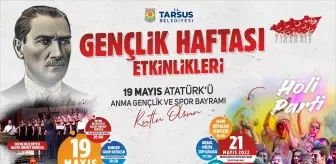 Tarsus Belediyesi'nden 19 Mayıs'a Dolu Dolu Kutlama