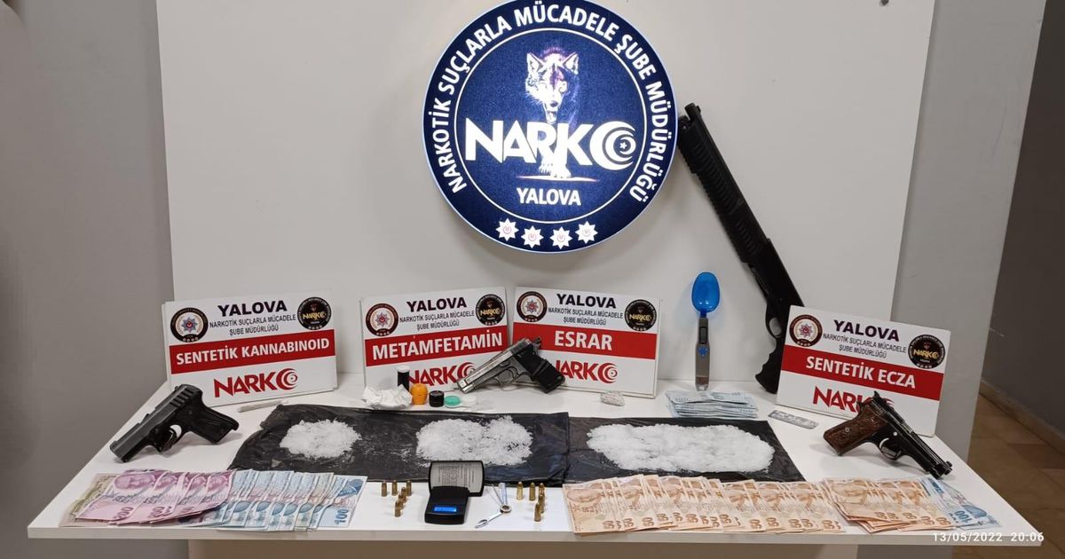 Yalova\'da düzenlenen uyuşturucu operasyonlarında 4 kişi tutuklandı