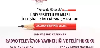 Çankaya Üniversitesi'nde, Radyo Televizyon Yayıncılığı ve Telif Hukuku konuşulacak