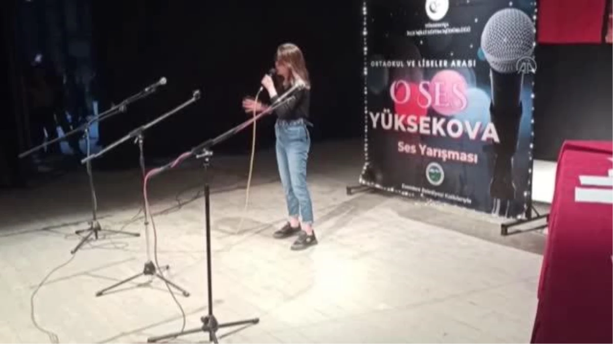 Esendere\'de "O Ses Yüksekova" yarışması düzenlendi