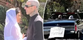 Kourtney Kardashian ve Travis Barker Resmi Olarak Evlendi!