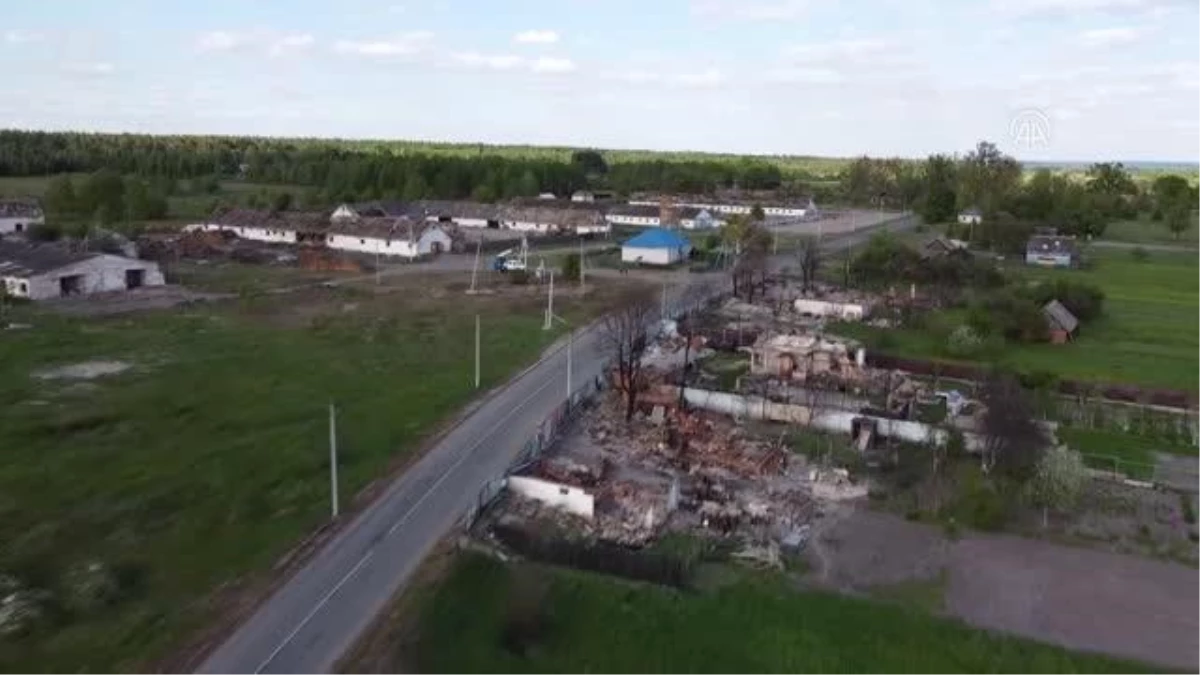 Son dakika haberleri: Rus saldırılarında bombalanan Ukrayna\'nın Pidgayne köyü harabeye döndü