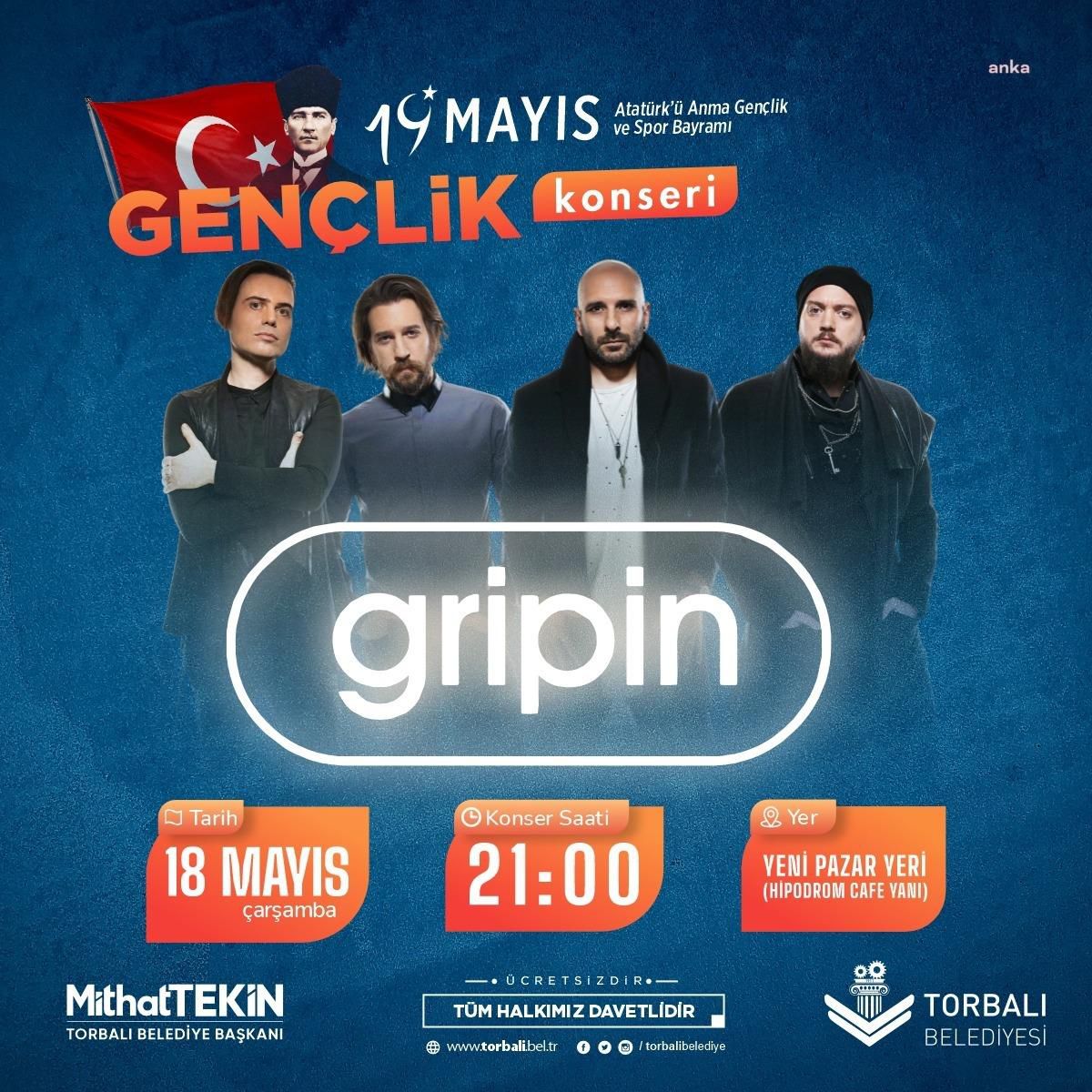Torbalılı Gençler 19 Mayıs'ı Gripin ile Kutlayacak