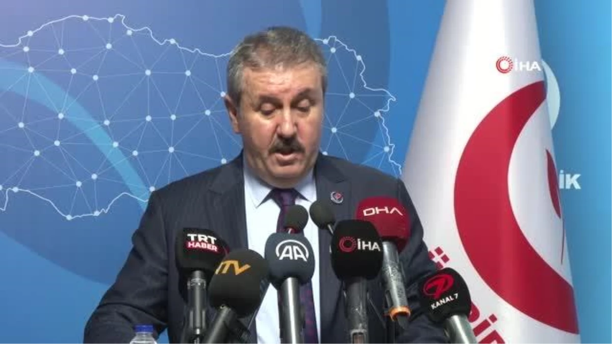 BBP Genel Başkanı Destici: "PKK\'ya desteği keserlerse Türkiye NATO üyeliklerine neden hayır desin"