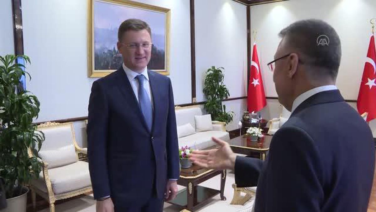 Cumhurbaşkanı Yardımcısı Oktay, Rusya Başbakan Yardımcısı Novak'ı kabul etti