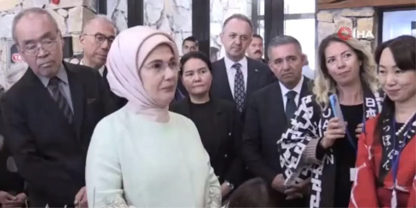 Emine Erdoğan: "(Japon Bahçesi) Yaradan\'ın, eşsiz sanatının sergilendiği büyük bir tuval"