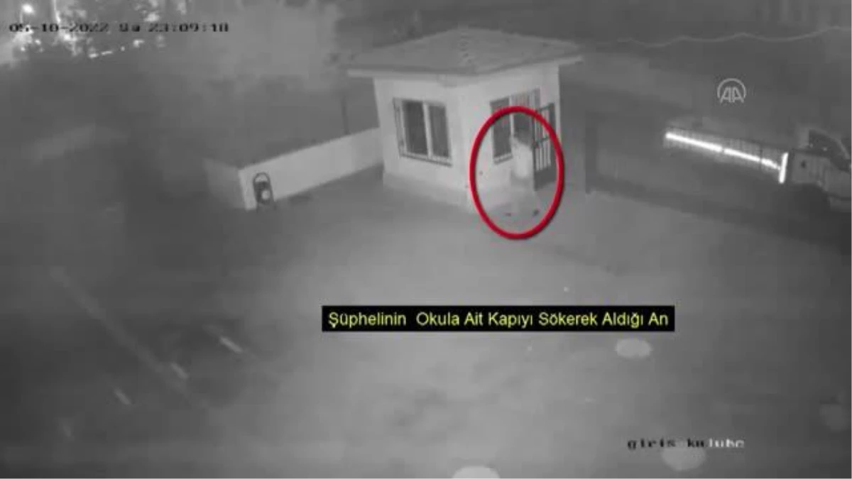 GAZİANTEP - Okul ve siteye ait bahçe kapılarını çalan zanlı tutuklandı