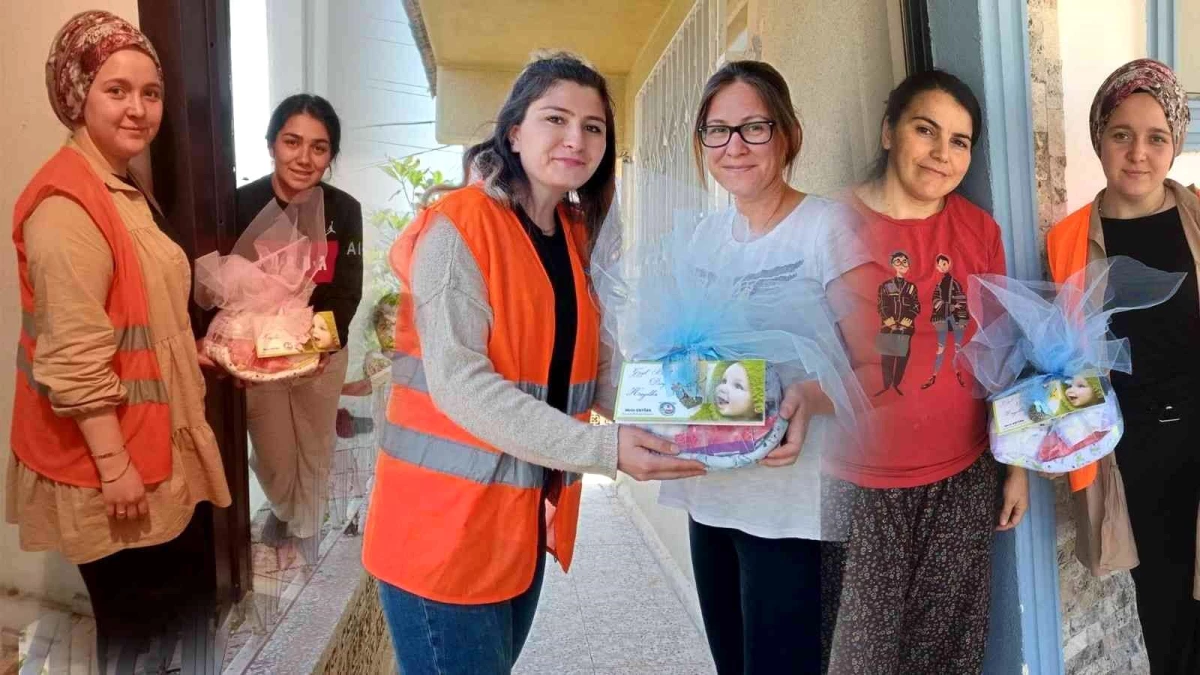 Kuyucak Belediyesi "Hoşgeldin Bebek" ziyaretlerini sürdürüyor