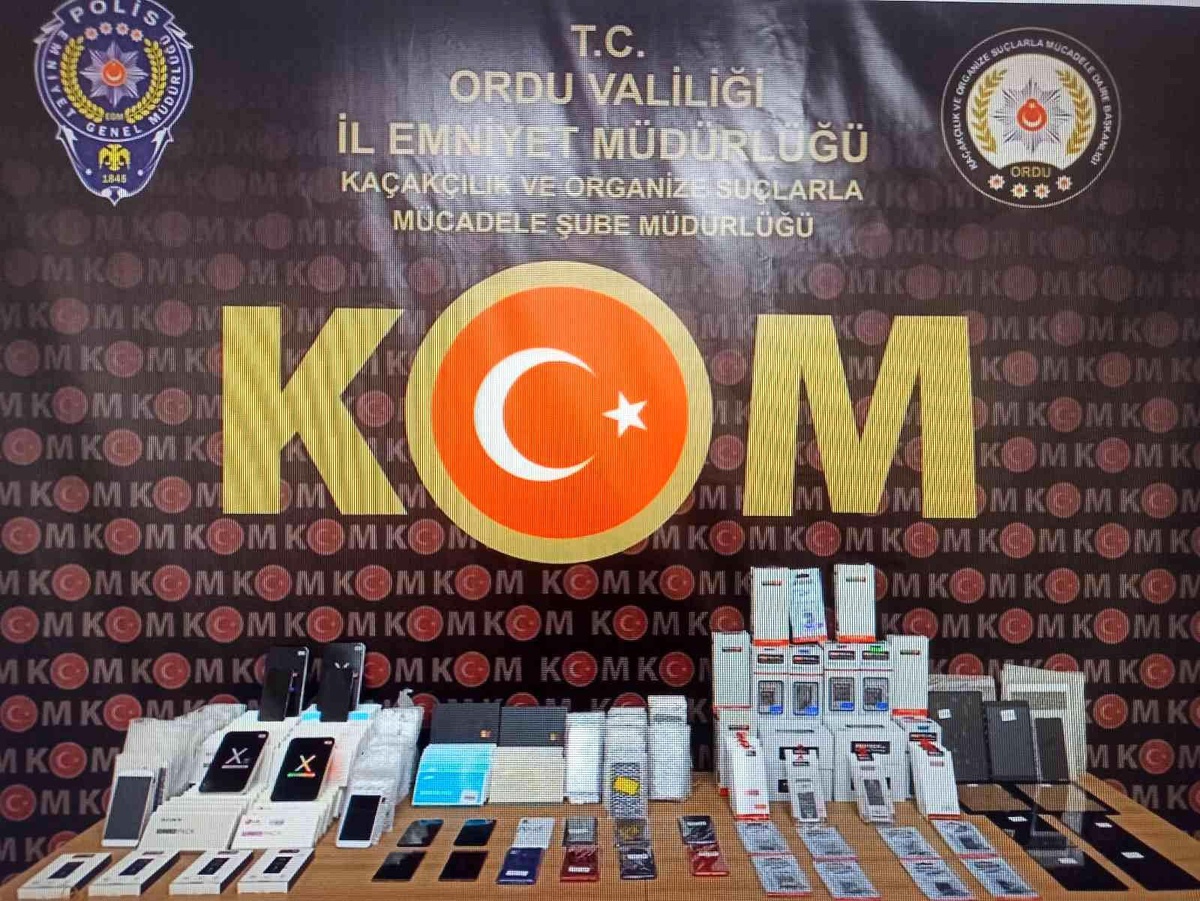 Ordu\'da kacak cep telefonu ve elektronik ürünlere geçit yok