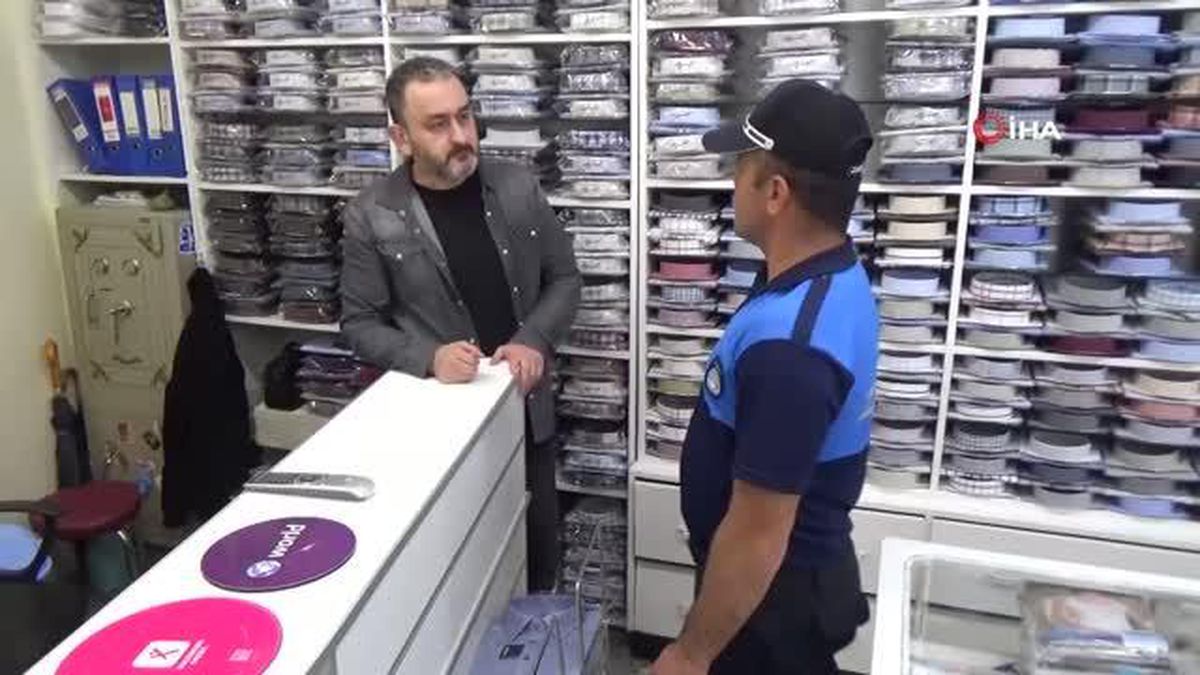 Zabıtadan esnafa sahte para uyarısı