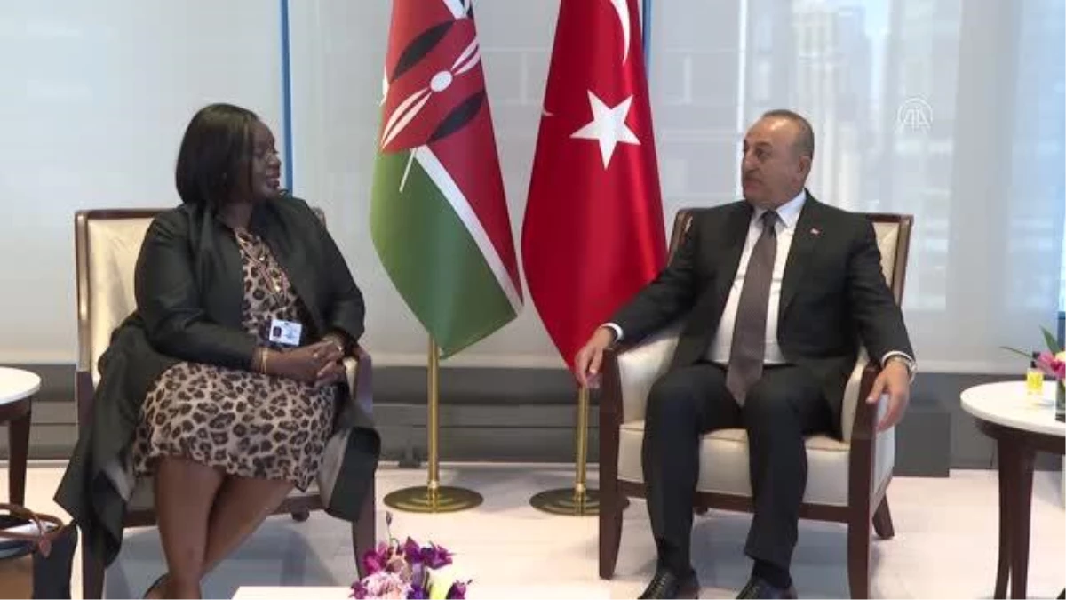 Dışişleri Bakanı Mevlüt Çavuşoğlu, Kenya Dışişleri Bakanı Raychelle Omamo ile görüştü