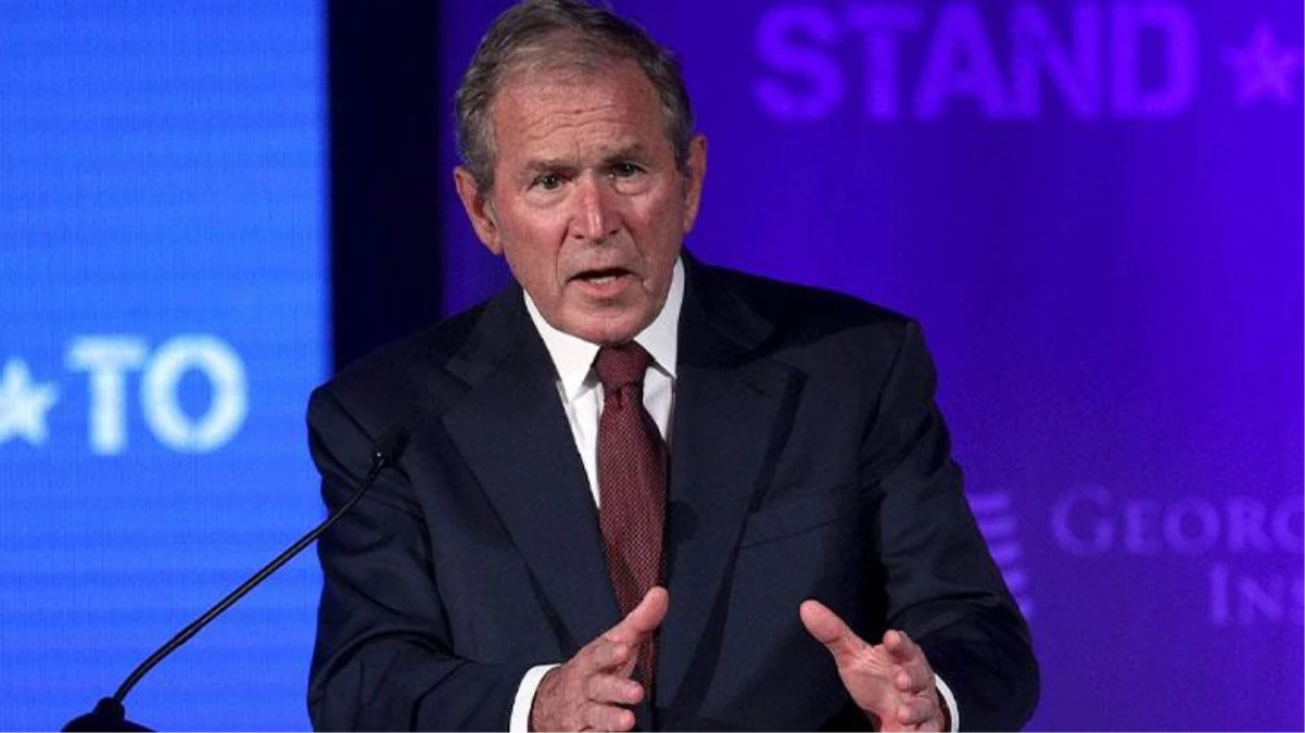 Eski ABD Başkanı Bush\'un, Putin\'i eleştirecekken yaptığı "Irak" gafı gündem oldu!