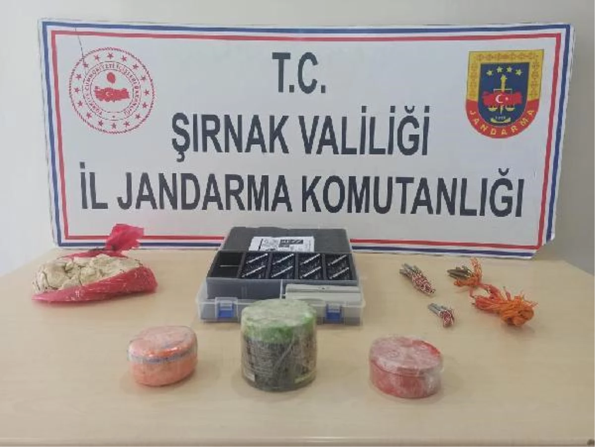 Cudi Dağı kırsalında teröristlere ait çok sayıda patlayıcı madde bulundu