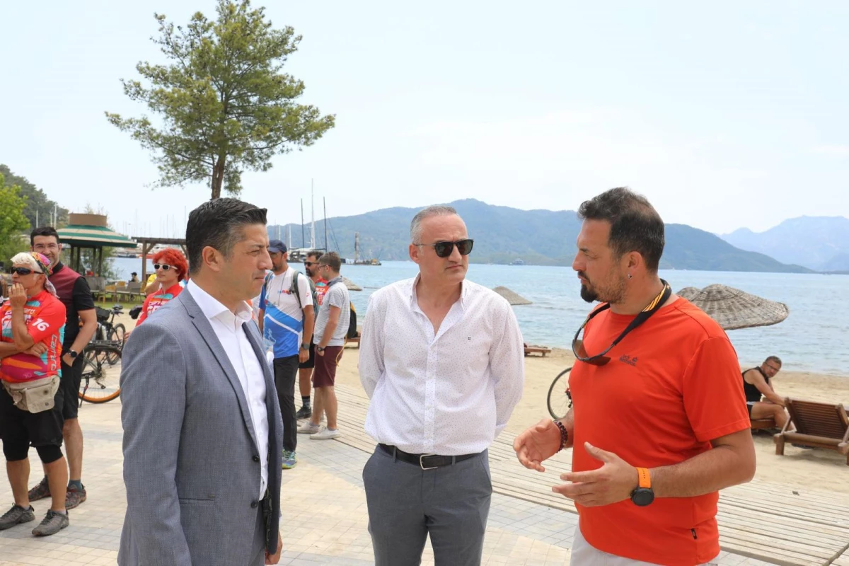 Marmaris\'te Bisiklet Severler Burunucu\'nda Ağırlandı