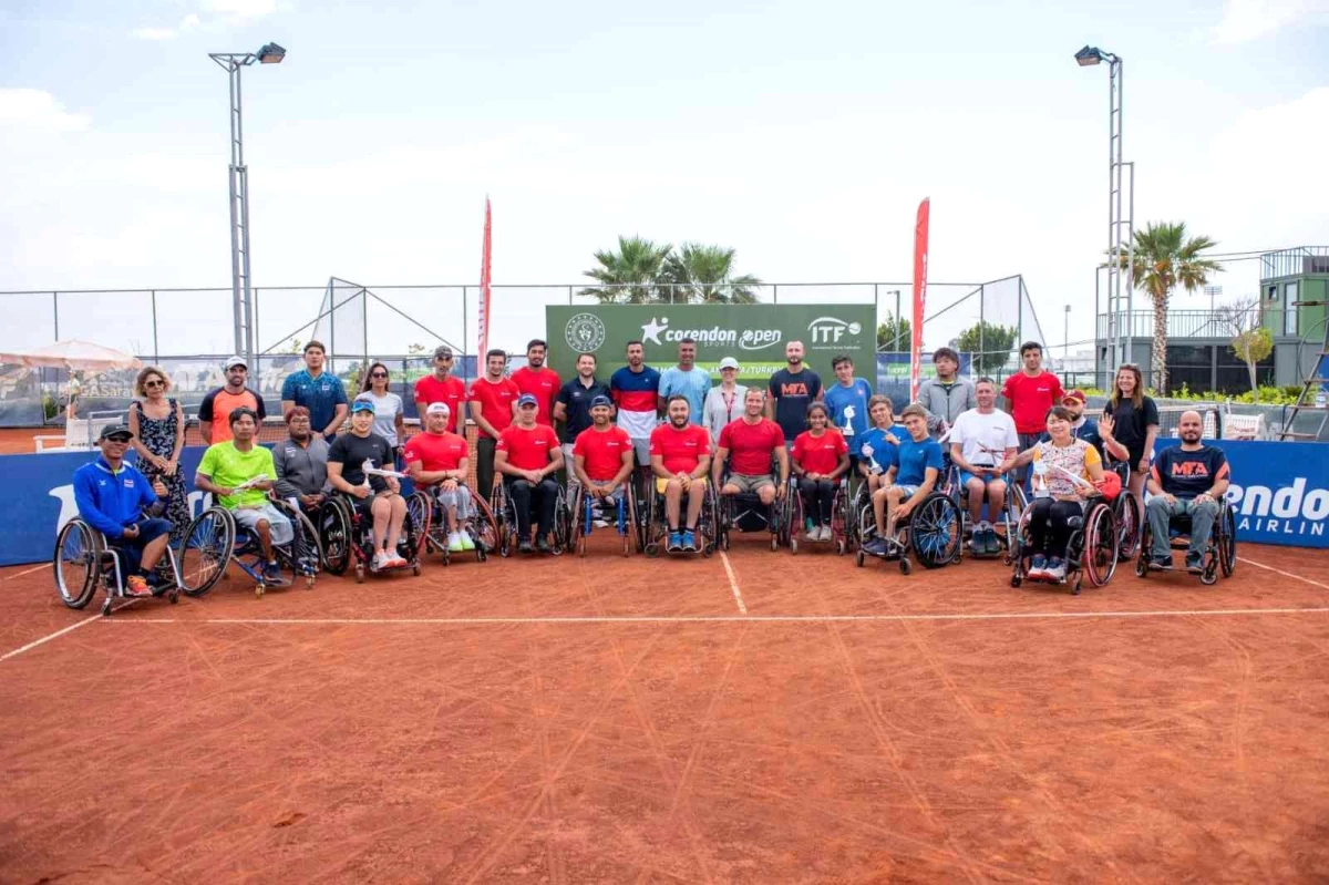 Corendon Airlines tekerlekli sandalye tenis turnuvaları sonuçlandı