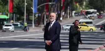 AB Konseyi Başkanı Charles Michel Arnavutluk'ta