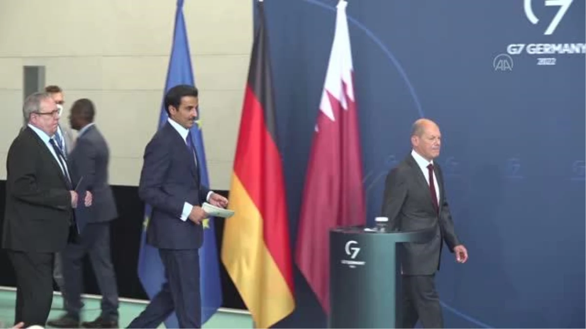 Almanya Başbakanı Scholz, Katar Emiri Al Sani ile enerji güvenliğini görüştü