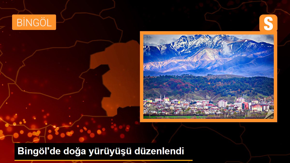 Bingöl\'de doğa yürüyüşü düzenlendi