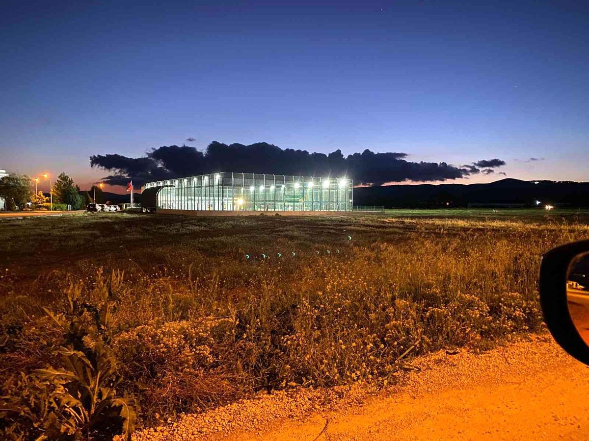 Bursa'da bulutlardan timsah silueti